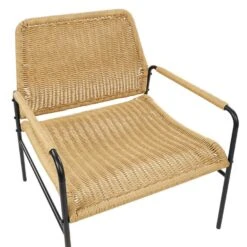PRASIMO - Tuinstoel Set Van 2 - Naturel - PE Rotan 19 PRASIMO - Tuinstoel Set Van 2 - Naturel - PE Rotan -Leenbakker Winkel 86972deb716442249b3967bbe18483ab
