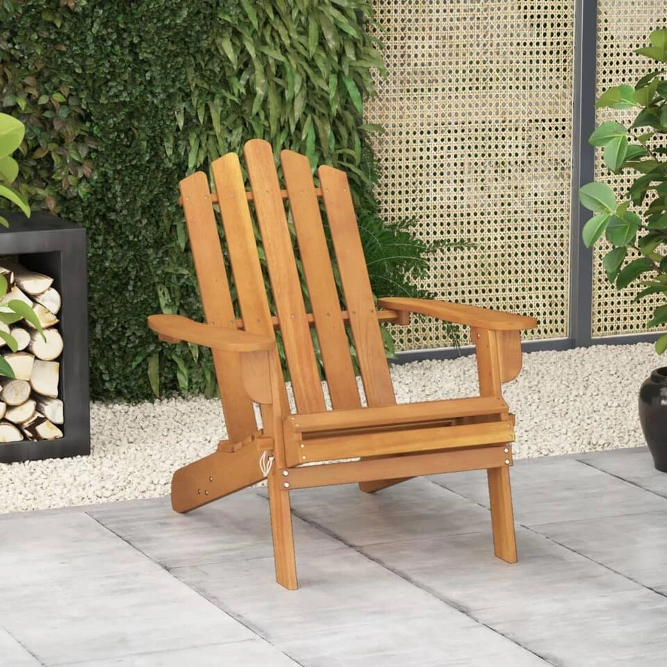 VidaXL Tuinstoel Adirondack Massief Acaciahout 2 VidaXL Tuinstoel Adirondack Massief Acaciahout - Afbeelding 2