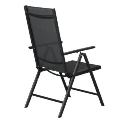 Hioshop Kelly 1 X Tuinstoel- Verstelbare Rug- 7 Posities- Zwart/grijs 8 Hioshop Kelly 1 X Tuinstoel- Verstelbare Rug- 7 Posities- Zwart/grijs -Leenbakker Winkel 890246cd15fa4d599381e4e1c4cc5fd3