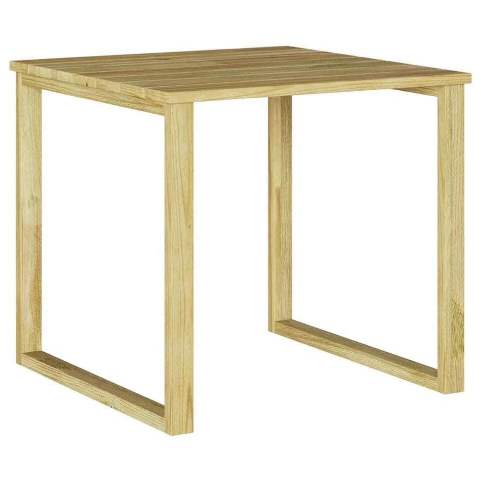 VidaXL - Buiten Tafel - Bruin - Geïmpregneerd Grenenhout - 50,5 X 50,5 X 46 Cm 7 VidaXL - Buiten Tafel - Bruin - Geïmpregneerd Grenenhout - 50,5 X 50,5 X 46 Cm - Afbeelding 7