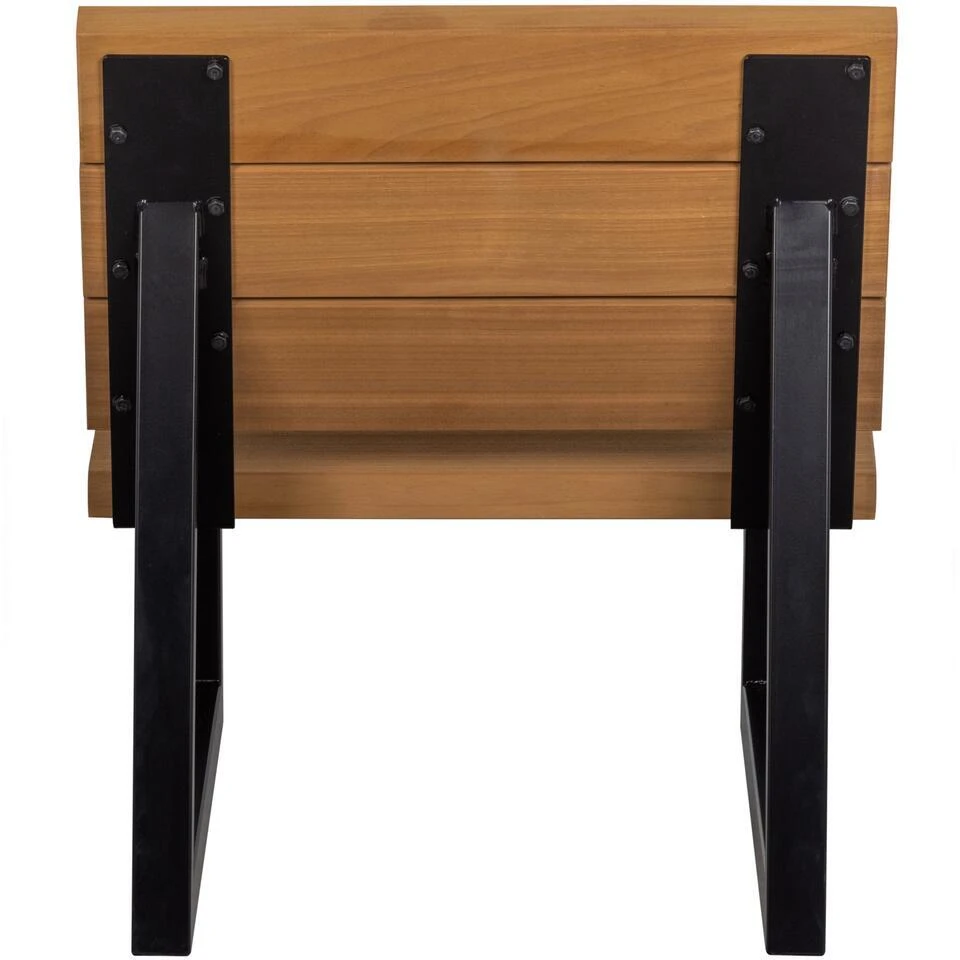 WOOOD Banco Tuinstoel - Hout/Metaal - Nature - 78x68x82 7 WOOOD Banco Tuinstoel - Hout/Metaal - Nature - 78x68x82 - Afbeelding 7