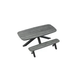 Sens-Line - Bradford Tuintafel - 220x100cm - HPL Grijs -Leenbakker Winkel 8cab7973ddc64dfba484f28ba2fd1655