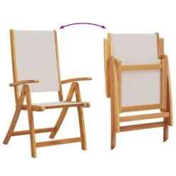 VidaXL - Inklapbare Tuinstoelen - Bruin - Acaciahout - 2 Stuks -Leenbakker Winkel 8e661bf3e3b0483d9de8210c8503b398