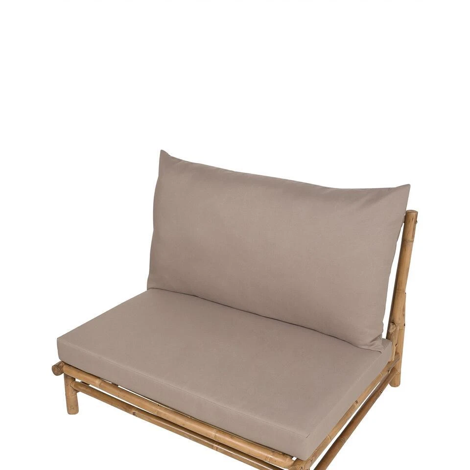 TODI - Fauteuil - Lichthout/Taupe - Bamboe 7 TODI - Fauteuil - Lichthout/Taupe - Bamboe - Afbeelding 7