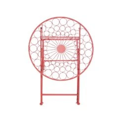 Beliani Tuintafel SCARIO - Rood Ijzer 6 Beliani Tuintafel SCARIO - Rood Ijzer -Leenbakker Winkel 90444d39adaa4f679a32f60ec7ed53dd