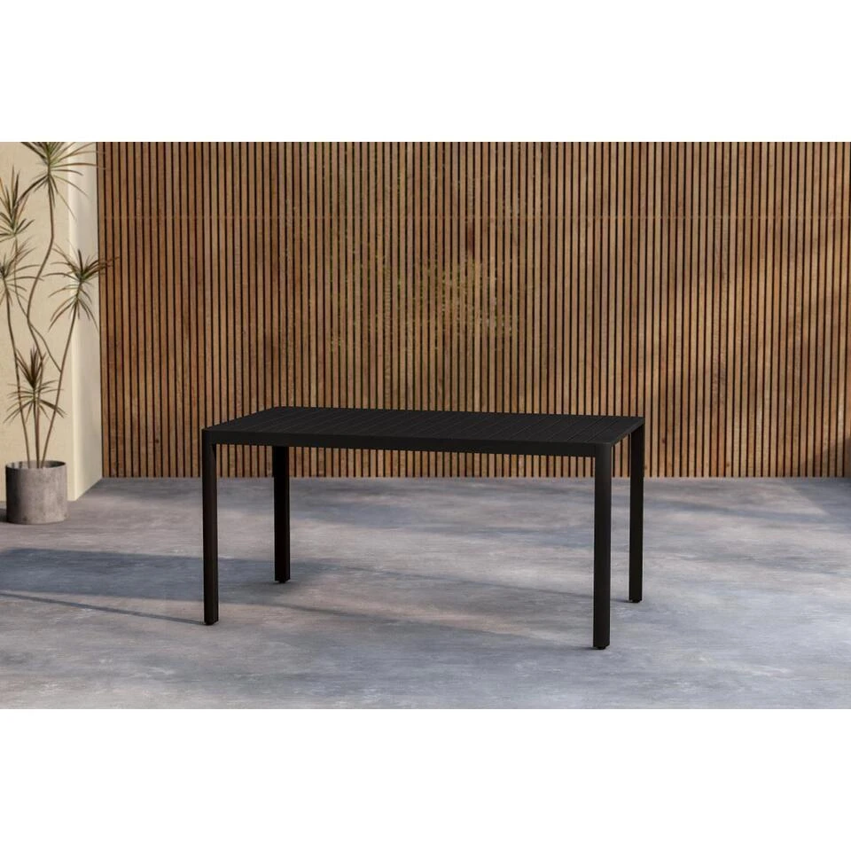 Svea - Zoe Eettafel - 150 X 85 X 72 Cm - Zwart 2 Svea - Zoe Eettafel - 150 X 85 X 72 Cm - Zwart - Afbeelding 2