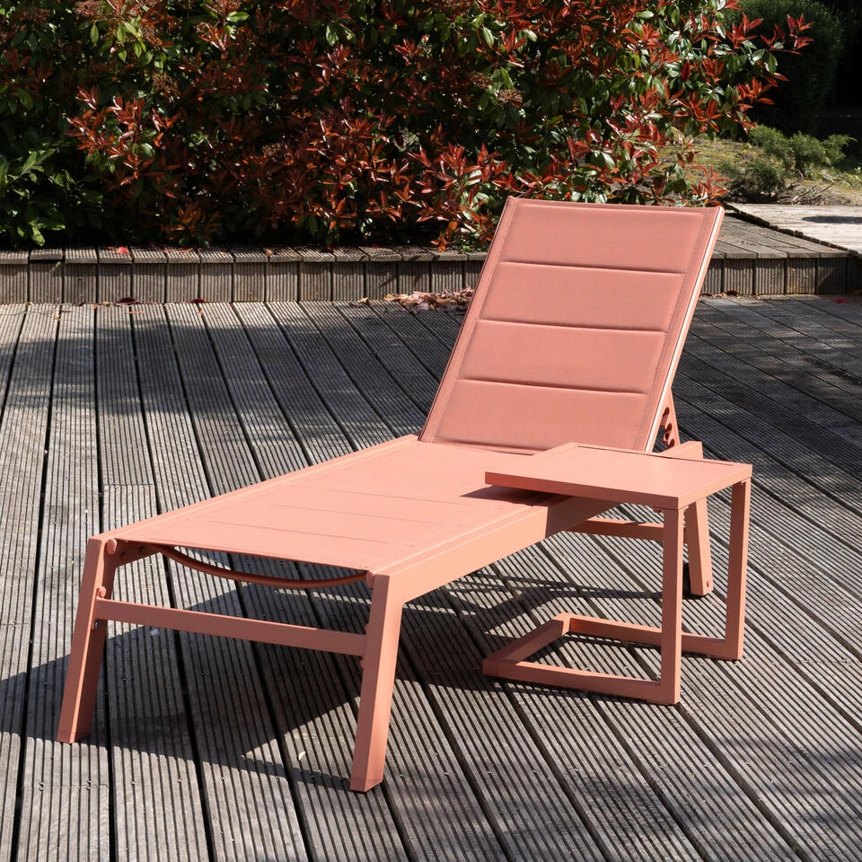 Happy Garden Transat BARBADOS - Oranje - Aluminium 2 Happy Garden Transat BARBADOS - Oranje - Aluminium - Afbeelding 2