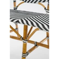 Mica Decorations Mandox Bank - L98 X B60 X H93 Cm - Rotan - Zwart, Wit 15 Mica Decorations Mandox Bank - L98 X B60 X H93 Cm - Rotan - Zwart, Wit -Leenbakker Winkel 91cfc333ab0c4d86ac8df842ff394851