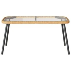 VidaXL - Salontafel - Bruin - Poly Rattan - 90 X 45 X 43 Cm 13 VidaXL - Salontafel - Bruin - Poly Rattan - 90 X 45 X 43 Cm -Leenbakker Winkel 92613dc7bb16495e8502612e17060127