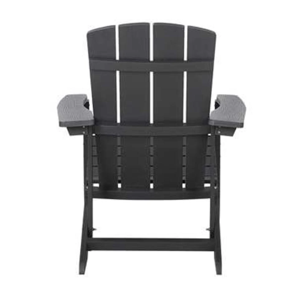 ADIRONDACK - Tuinstoel - Grijs - Kunsthout 7 ADIRONDACK - Tuinstoel - Grijs - Kunsthout - Afbeelding 7