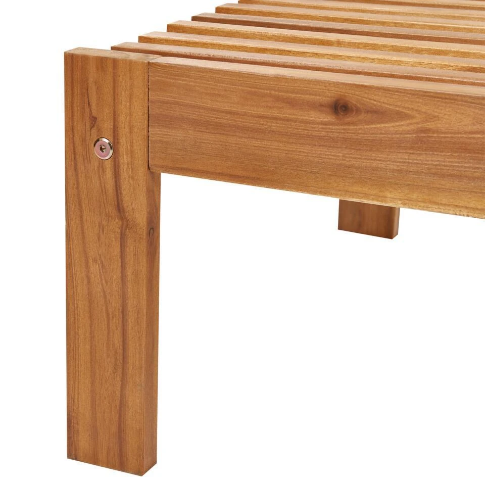 BELLANO - Ligstoel - Lichthout - Acaciahout 9 BELLANO - Ligstoel - Lichthout - Acaciahout - Afbeelding 9