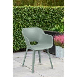 Keter Akola Tuinstoelen - 2 Stuks -56.5x55x80cm - Vintage Green -Leenbakker Winkel 94e20d11447b433cac612231ee25e60c