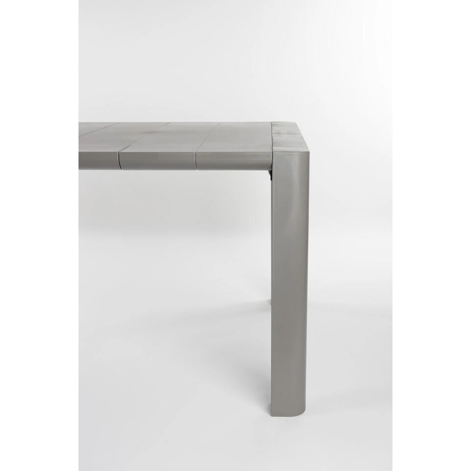 Housecraft Alban Tuintafel Rechthoekig 220x100 Cm Metaal Grijs 3 Housecraft Alban Tuintafel Rechthoekig 220x100 Cm Metaal Grijs - Afbeelding 3