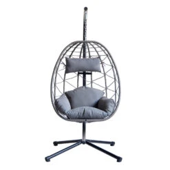 Hangstoel Van Rotan En Metaal In Zwart -Leenbakker Winkel 9766915ceb3f4aecabd2696999ea2dd5