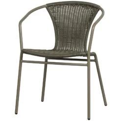 WOOOD Weston Stoelen Buiten - Rattan/Metaal - Jungle - Set Van 4 -Leenbakker Winkel 98cb9d01a7f142a2b36305f5a8187989