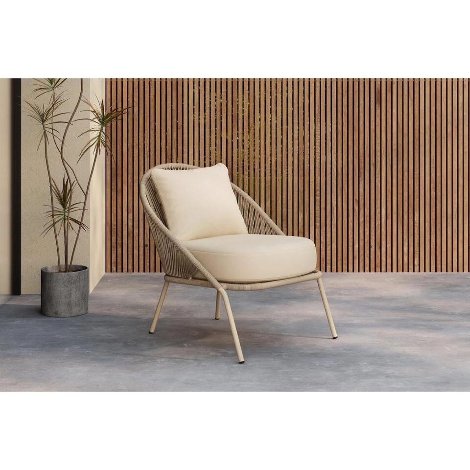 Svea - Liam Loungestoel - Beige 2 Svea - Liam Loungestoel - Beige - Afbeelding 2