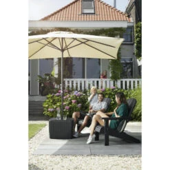 Keter Troy Adirondack Tuinstoel - Set Van 2 - 81x80x96,5cm - Zwart -Leenbakker Winkel 9cfca13d3147453eae505ea80c96410e