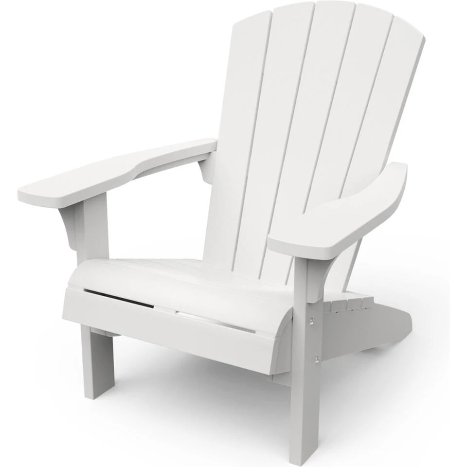 Keter Troy Adirondack Tuinstoel - Set Van 2 - 85x80x96.5cm - Wit 12 Keter Troy Adirondack Tuinstoel - Set Van 2 - 85x80x96.5cm - Wit - Afbeelding 12