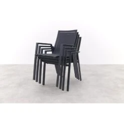 Atmos Stapelbare Tuinstoel - Antraciet -Leenbakker Winkel 9dc3c4f4950a4785b5d2f90559b6a61a