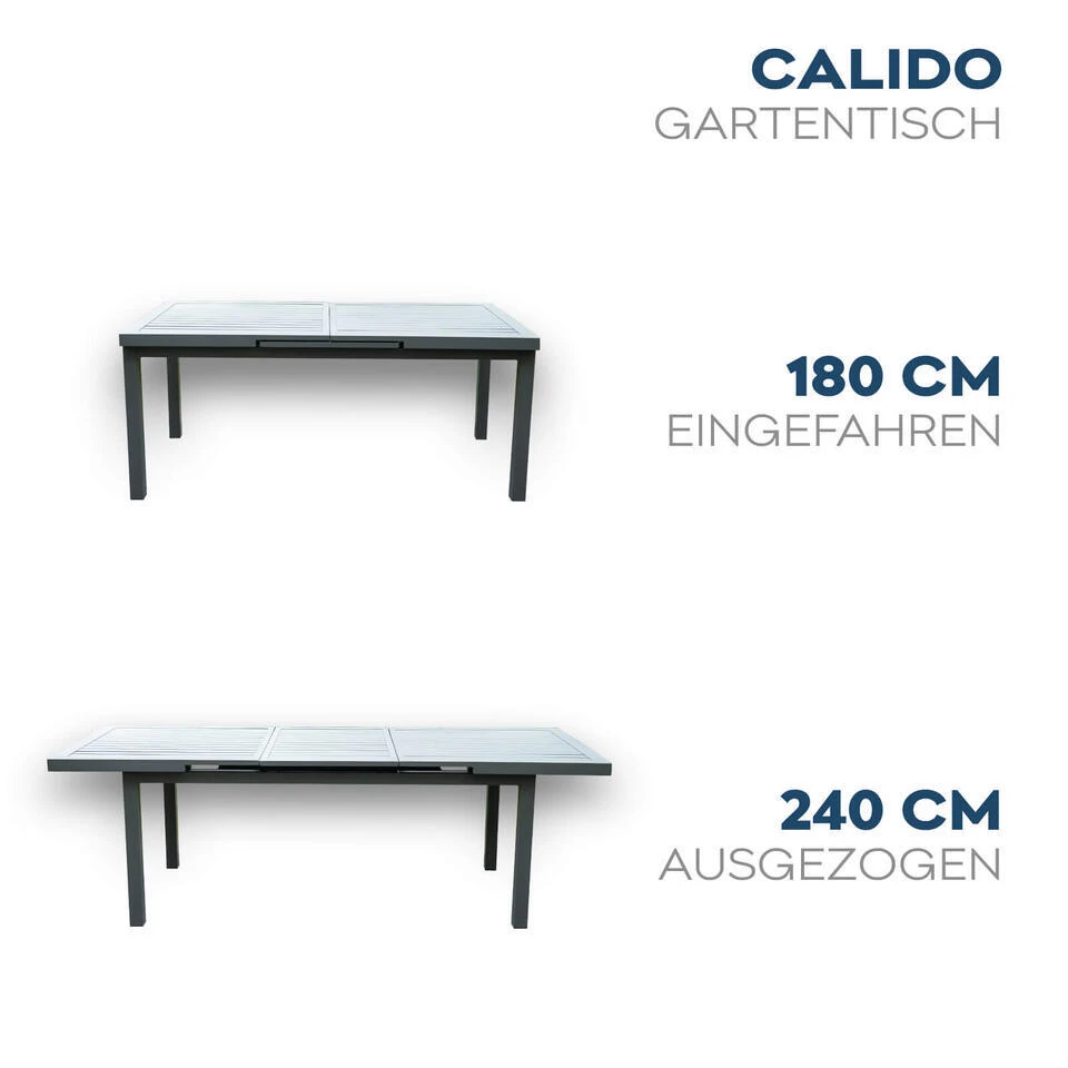 Merkloos HOME DELUXE CALIDO Tuintafel 8 Merkloos HOME DELUXE CALIDO Tuintafel - Afbeelding 8