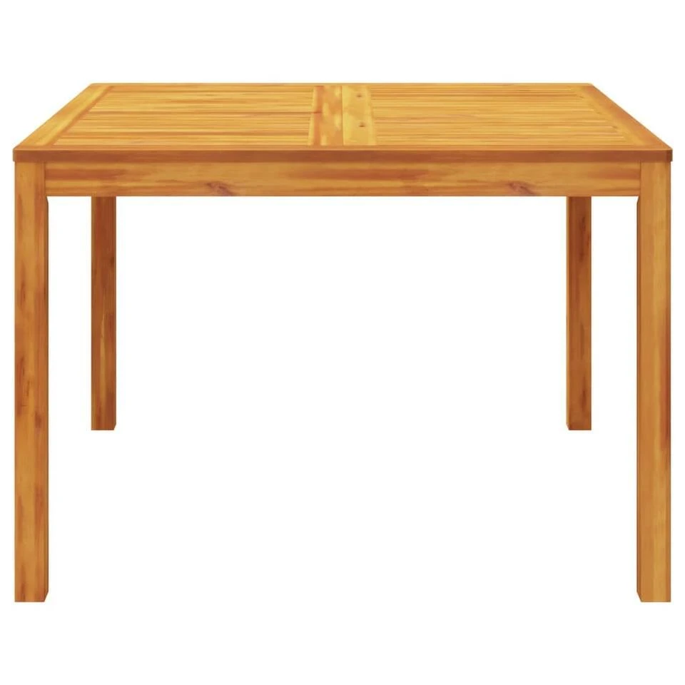 VidaXL - Tuintafel - Bruin - Acaciahout - 110 X 110 X 75 Cm 4 VidaXL - Tuintafel - Bruin - Acaciahout - 110 X 110 X 75 Cm - Afbeelding 4