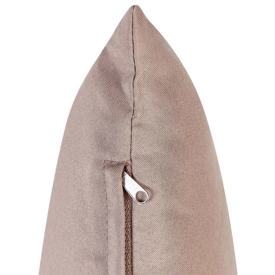 CERRETO - Tuinstoel - Taupe - Bamboe 8 CERRETO - Tuinstoel - Taupe - Bamboe - Afbeelding 8