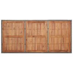 VidaXL Tuintafel 190x90x75 Cm Poly Rattan En Massief Acaciahout Grijs -Leenbakker Winkel 9fda6605115a44efacfcc19026f08930