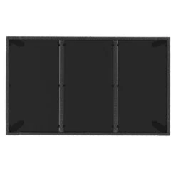 VidaXL - Tuintafel Met Glazen Blad - Zwart - Poly Rattan - 150 X 90 X 75 Cm 11 VidaXL - Tuintafel Met Glazen Blad - Zwart - Poly Rattan - 150 X 90 X 75 Cm -Leenbakker Winkel a043808f21d44c778ab5c734b9ea51d9