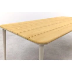 Vdgarde Premium Alaska Tuintafel - Teak/alu - Mokka- 240x100 Cm -Leenbakker Winkel a07fadbaee164778ade1774485110095