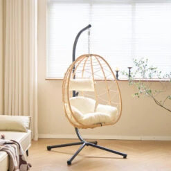 Hangstoel Van Bruin Rotan En Metaal -Leenbakker Winkel a28ee68be5df4b14a28e501ee76a42b8