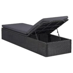 VidaXL Ligbed Poly Rattan Zwart En Donkergrijs -Leenbakker Winkel a2f2e6a573ae4007a81c6a84c4b3d135