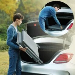 O'DADDY Opvouwbaar Ligbed Met Hoofdsteun - 183x60x39 Cm - Grijs -Leenbakker Winkel a4934131b74c4f439563d18f72842372