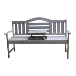 SenS-Line Nevada Tuinbank Met Uitklapbaar Tafeltje - Grijs - 150 Cm - Meranti H 18 SenS-Line Nevada Tuinbank Met Uitklapbaar Tafeltje - Grijs - 150 Cm - Meranti H -Leenbakker Winkel a52cdc5c5c7943a580a8d55d99d3c66f