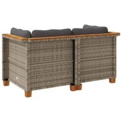 VidaXL - Tuinbank - Grijs - Poly Rattan - 2 Stuks -Leenbakker Winkel a5578acbdbdf484796b4616d4250b106