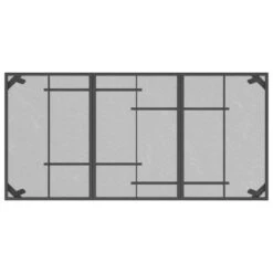VidaXL - Tuintafel - Antracietkleurig - Staalgaas - 165 X 80 X 72 Cm -Leenbakker Winkel a7bb1d1ccf5f44d69ae08e18f972c591