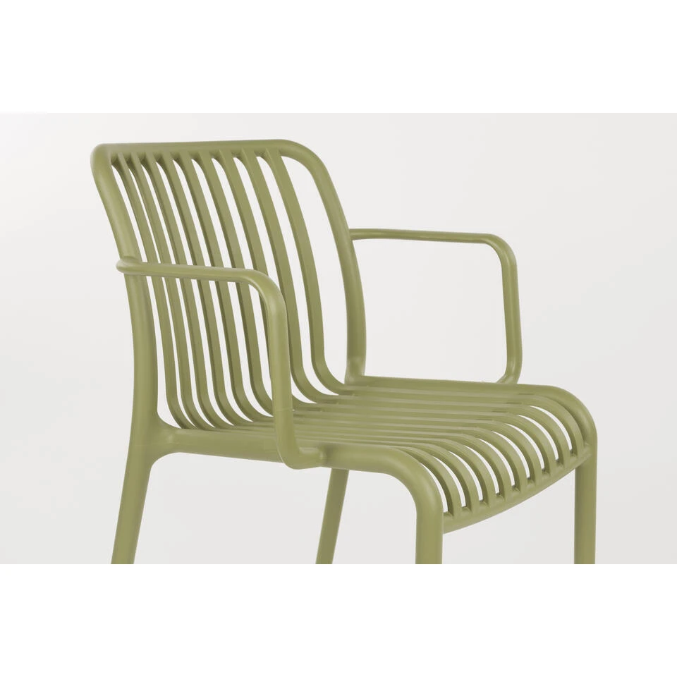 Housecraft Living Mante Tuinstoelen Groen - Set Van 4 6 Housecraft Living Mante Tuinstoelen Groen - Set Van 4 - Afbeelding 6