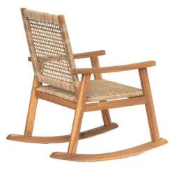 Schommelstoel Van Massief Acaciahout En Touw -Leenbakker Winkel a9a4e9b6285041109e55168970aa1170