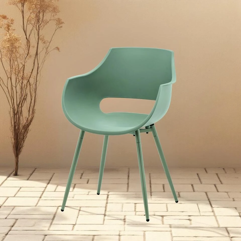 DS4U - Louis Terrasstoel - Groen 2 DS4U - Louis Terrasstoel - Groen - Afbeelding 2