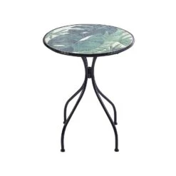 COZZANA - Tuintafel - Zwart - Metaal -Leenbakker Winkel ab95714958ba4f50a14b4ca02359d892