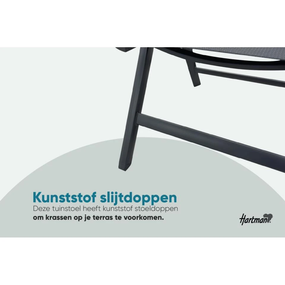 Set Van 4 - Hartman Napoli Verstelbare Stoel - Teak 6 Set Van 4 - Hartman Napoli Verstelbare Stoel - Teak - Afbeelding 6