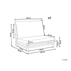 TODI - Fauteuil Set Van 2 - Lichthout/Taupe - Bamboe 13 TODI - Fauteuil Set Van 2 - Lichthout/Taupe - Bamboe -Leenbakker Winkel ad14c1347e0e4758b0f20bbaf0866f99