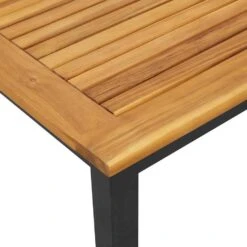 VidaXL - Tuinstafel - Bruin - Massief Acaciahout - 45 X 45 X 38 Cm -Leenbakker Winkel ad8c971172744719bd8cd69a00bddd1a