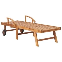 VidaXL Ligbedden 2 St Met Tafel En Kussens Massief Teakhout -Leenbakker Winkel ae47a987c51e4cc9b6478f283f28d470