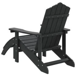 VidaXL - Tuinstoel Adirondack - Antraciet - Polyetheen - Met Voetenbank -Leenbakker Winkel af864f61eee54e19b9898afe1c9b620b