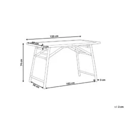 Beliani Inklapbare Tafel MOLISE - Lichte Houtkleur Bamboehout 6 Beliani Inklapbare Tafel MOLISE - Lichte Houtkleur Bamboehout -Leenbakker Winkel afbd115325624cc2927caa47af10444e