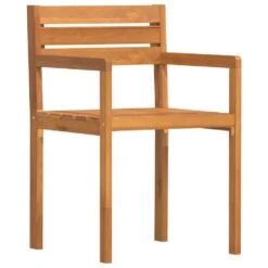 VidaXL - Tuinstoelen - Bruin - Massief Acaciahout - 4 Stuks - 50x53x80 Cm -Leenbakker Winkel b0caf75c54a6448fa8b1e018ce972aed