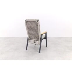 VDG Solaro Verstelbare Dining Tuinstoel - Light Rope / Teak Arm -Leenbakker Winkel b374c111be314beba3e4f62b336d05ba