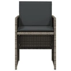 VidaXL - Tuinstoelen Met Kussens - Grijs - Poly Rattan - 4 Stuks -Leenbakker Winkel b4bfbefb60284da7ad11b0d9c060d6d9