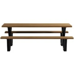 WOOOD Tablo Picknicktafel Met X-poot Buiten - Naturel - 75x206x145 -Leenbakker Winkel b4ed3c483b4647ff99752101bb75e4f8