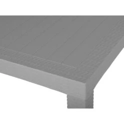 FOSSANO - Tuintafel - Lichtgrijs - 80x140 Cm - Synthetisch Materiaal -Leenbakker Winkel b503f0f26e5c4d42a995cea4fb17c5ca